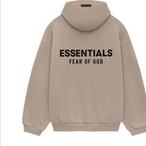Fear of God Essentials Hoodie - Desert Sand - NWT & Bag